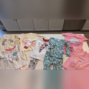 Assortment 2T girls pajamas